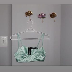 PLT mint satin set